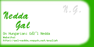 nedda gal business card
